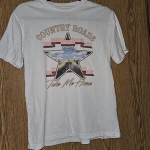 American highway youth country roads take me home tee